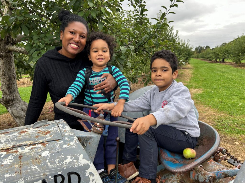 Photo of Tami and two sons