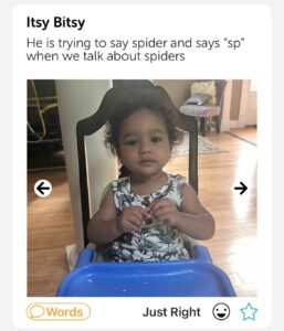 Photo of child at table.